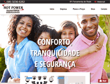 Tablet Screenshot of hotpowerseguranca.com.br